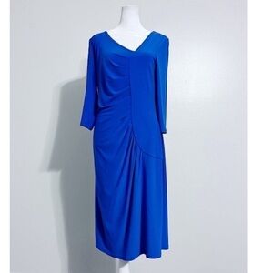 Joseph Ribkoff Sleek Royal Midi Dress